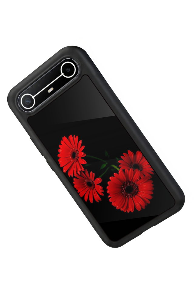 Tecno Spark Slim 5G Uyumlu Cicek Tasarımlı Glossy Premium Kılıf