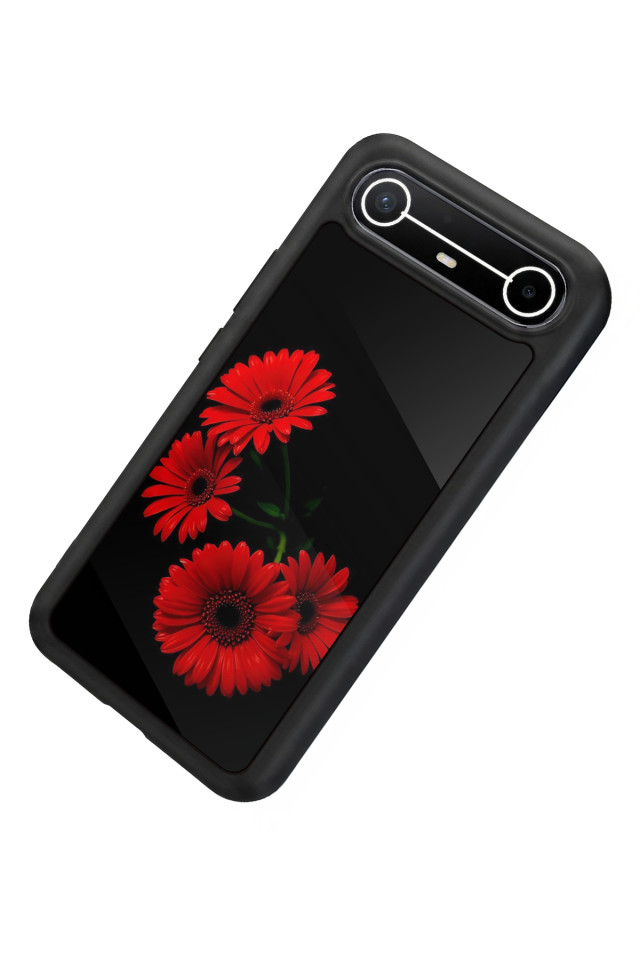 Tecno Spark Slim 5G Uyumlu Cicek Tasarımlı Glossy Premium Kılıf