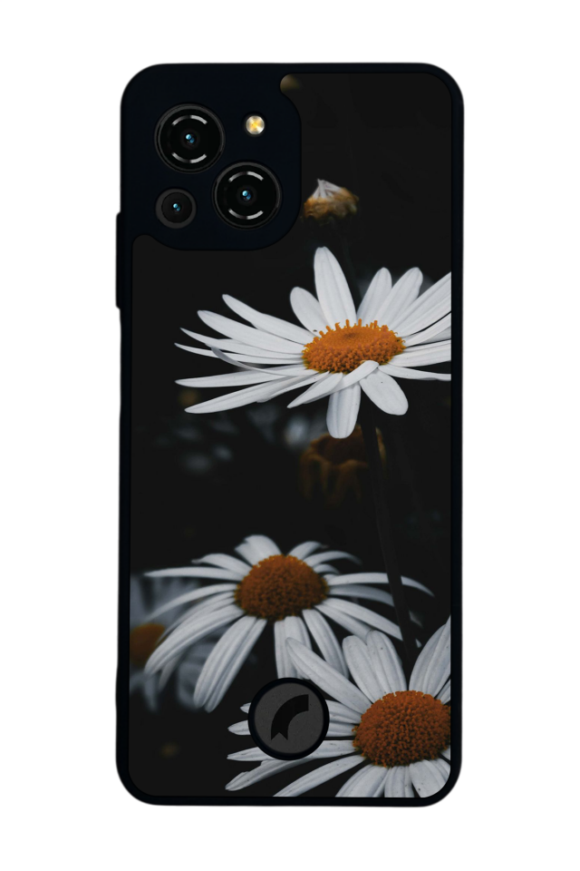 Reeder S23 Pro Max Uyumlu Cicek Tasarımlı Glossy Premium Kılıf