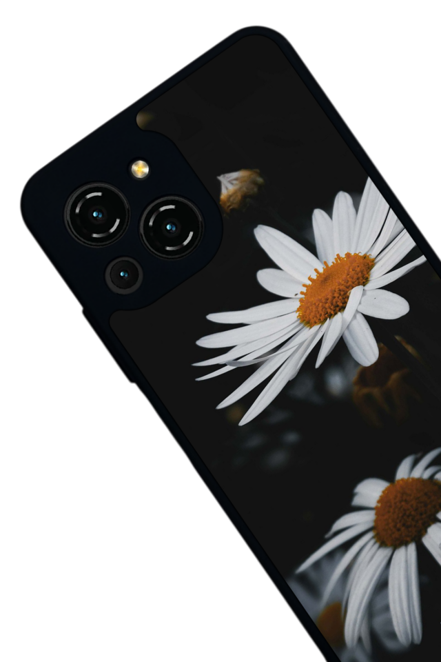 Reeder S23 Pro Max Uyumlu Cicek Tasarımlı Glossy Premium Kılıf