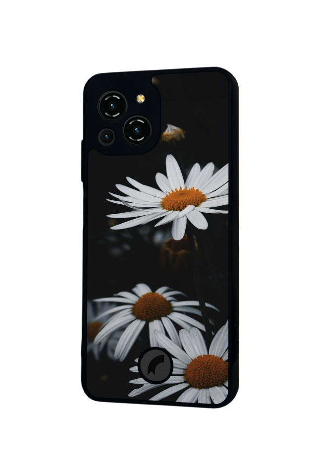 Reeder S23 Pro Max Uyumlu Cicek Tasarımlı Glossy Premium Kılıf