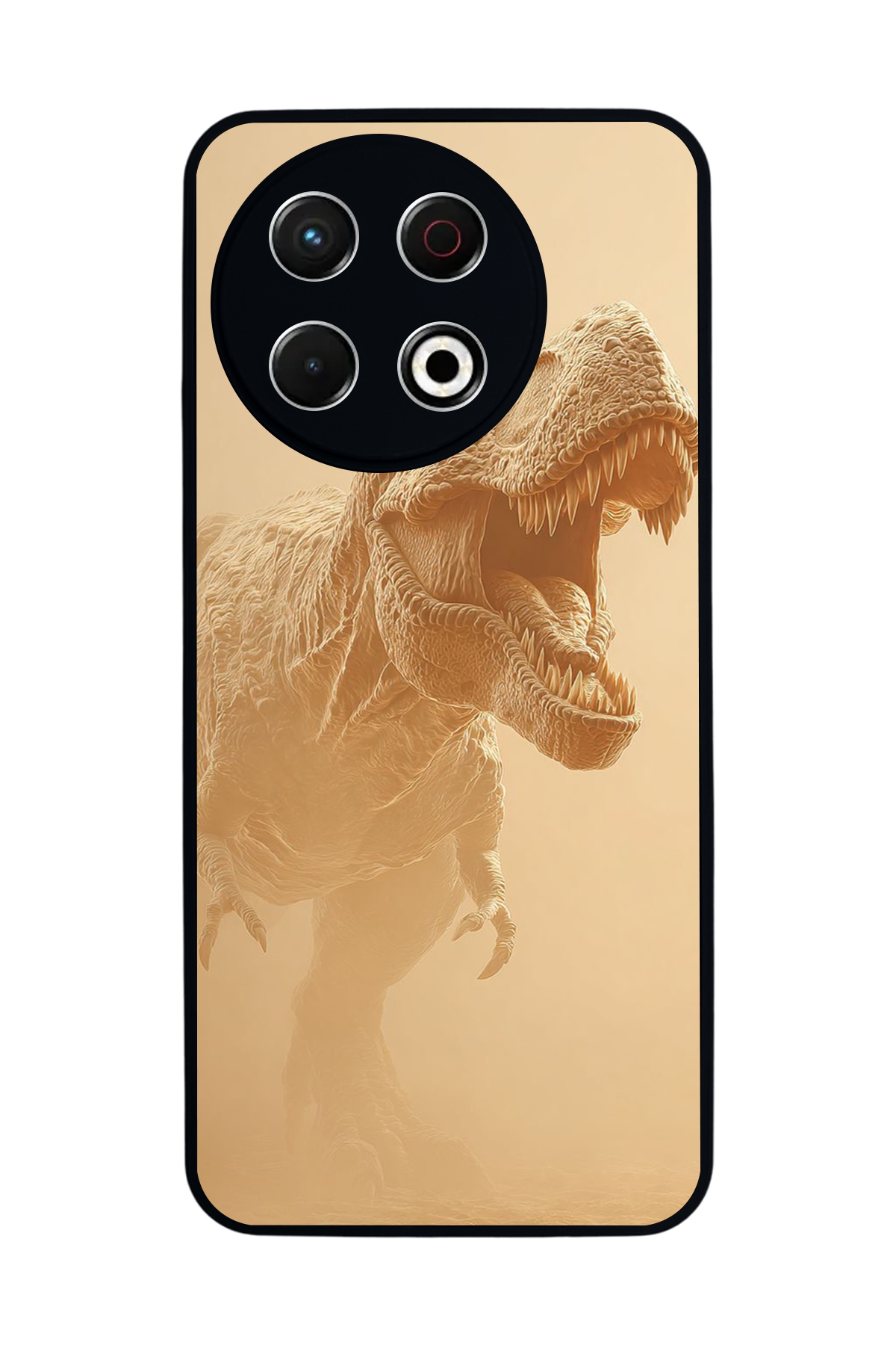 Tecno Spark 30 Pro Uyumlu Dinazor Tasarımlı Glossy Premium Kılıf