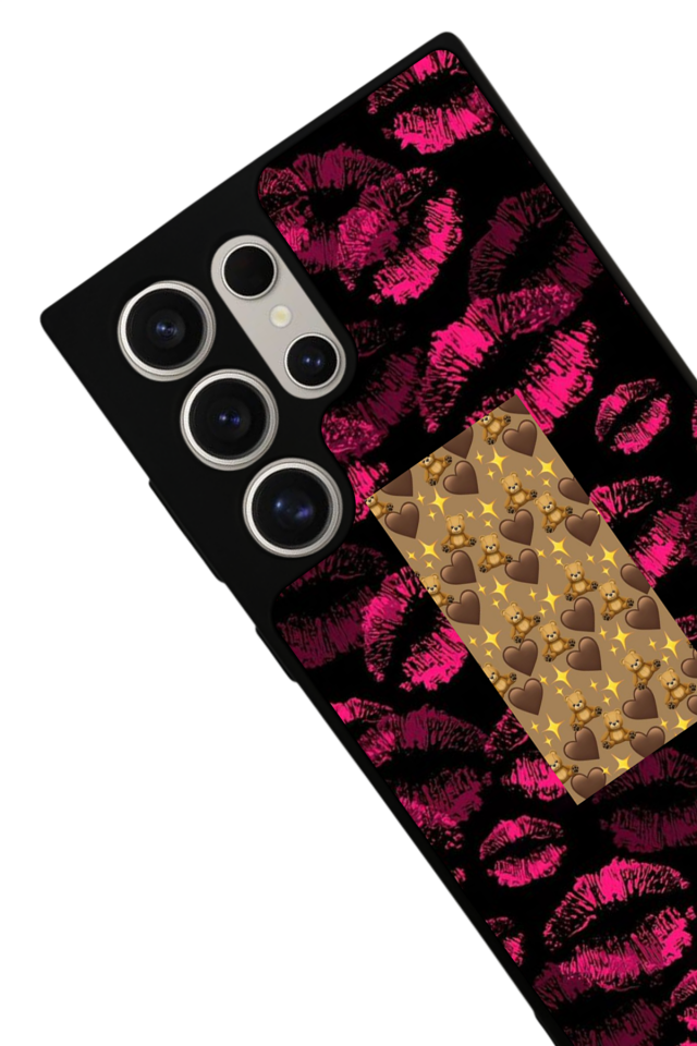 Samsung Galaxy S22 Ultra Uyumlu Dudak Tasarımlı Glossy Premium Kılıf