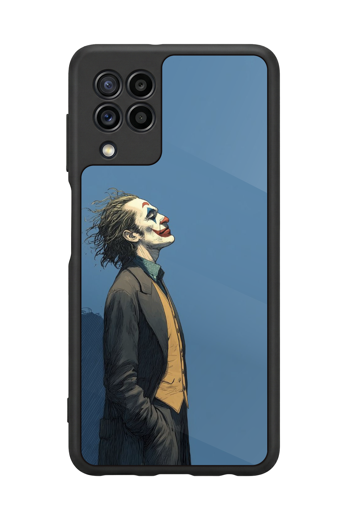 Samsung Galaxy M32 Uyumlu Joker Tasarımlı Glossy Premium Kılıf