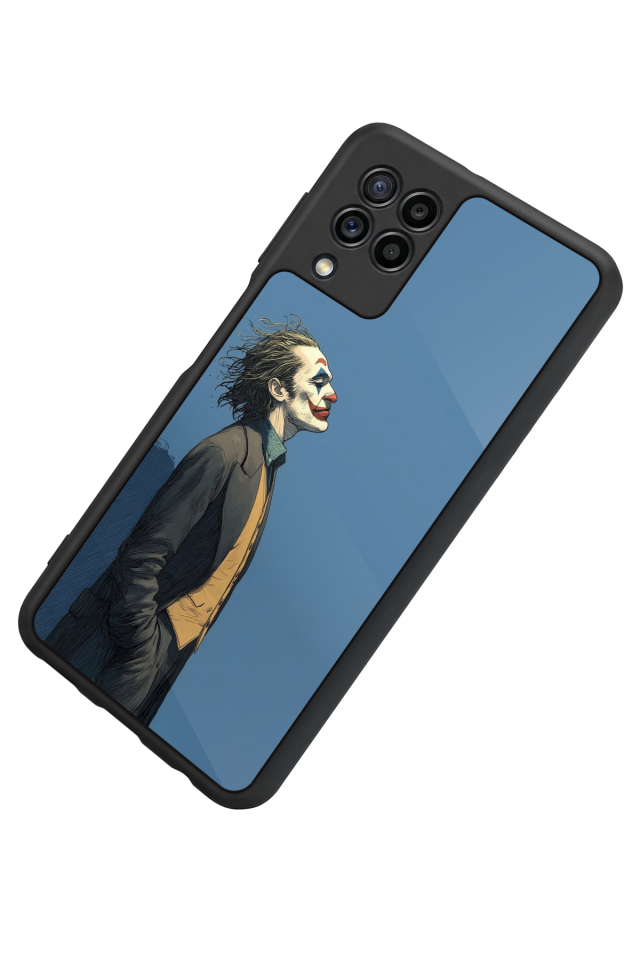 Samsung Galaxy M32 Uyumlu Joker Tasarımlı Glossy Premium Kılıf