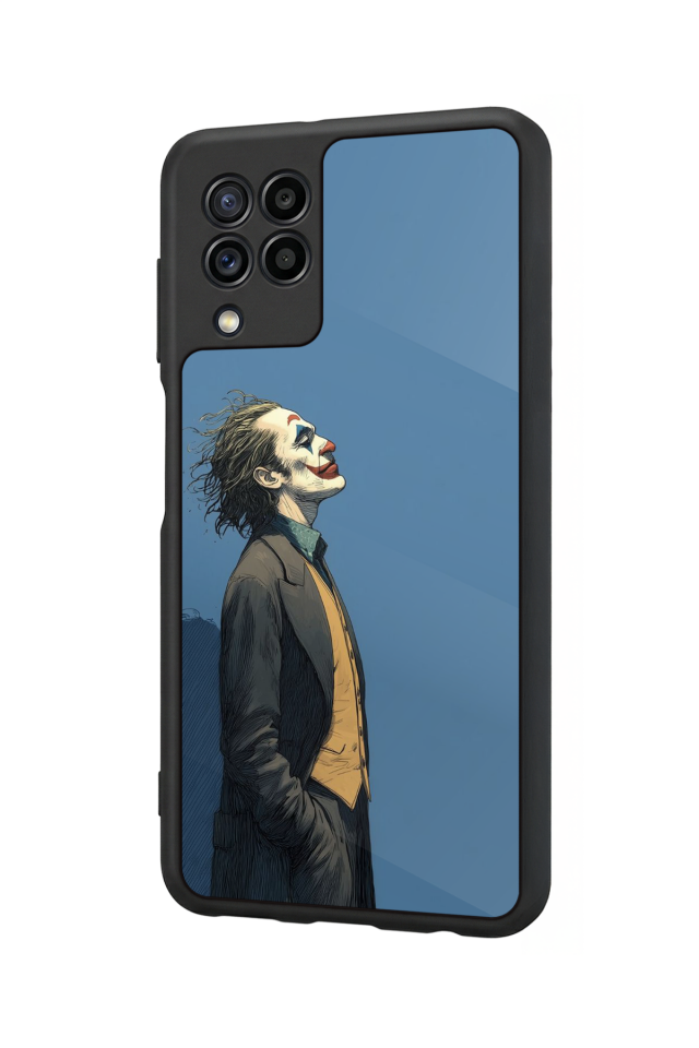Samsung Galaxy M32 Uyumlu Joker Tasarımlı Glossy Premium Kılıf