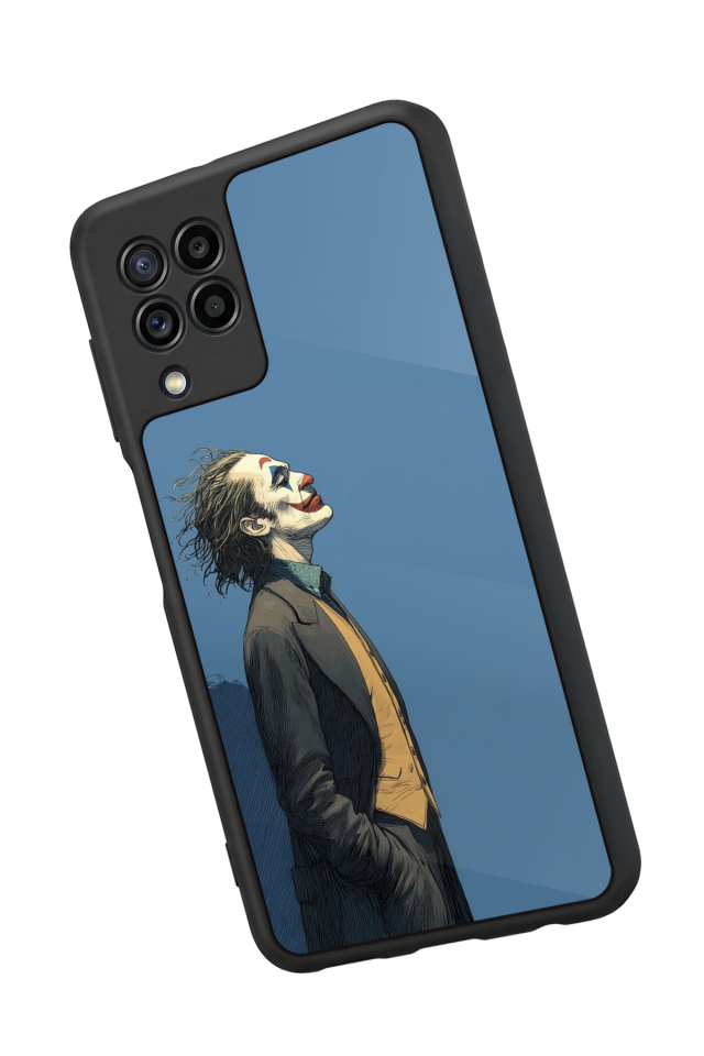 Samsung Galaxy M32 Uyumlu Joker Tasarımlı Glossy Premium Kılıf