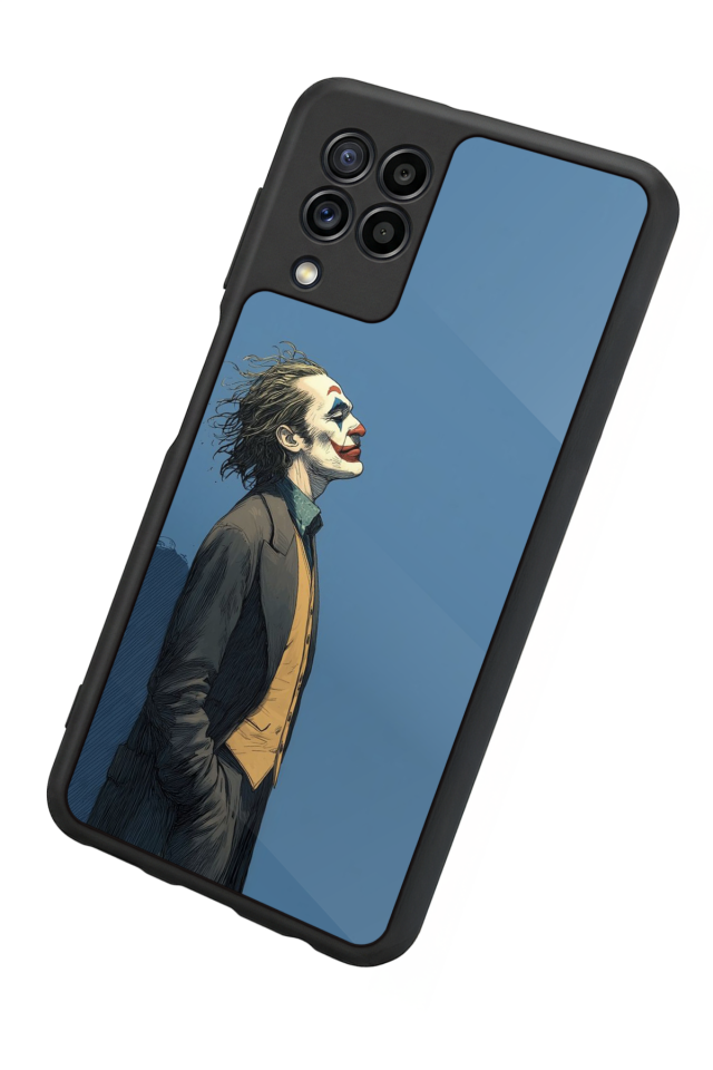 Samsung Galaxy M32 Uyumlu Joker Tasarımlı Glossy Premium Kılıf