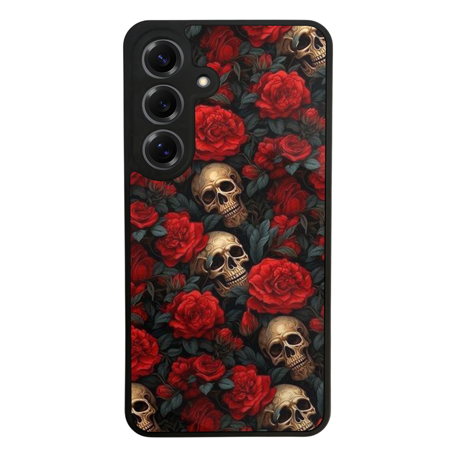 Samsung Galaxy S25 Uyumlu KuruKafa Tasarımlı Glossy Premium Kılıf