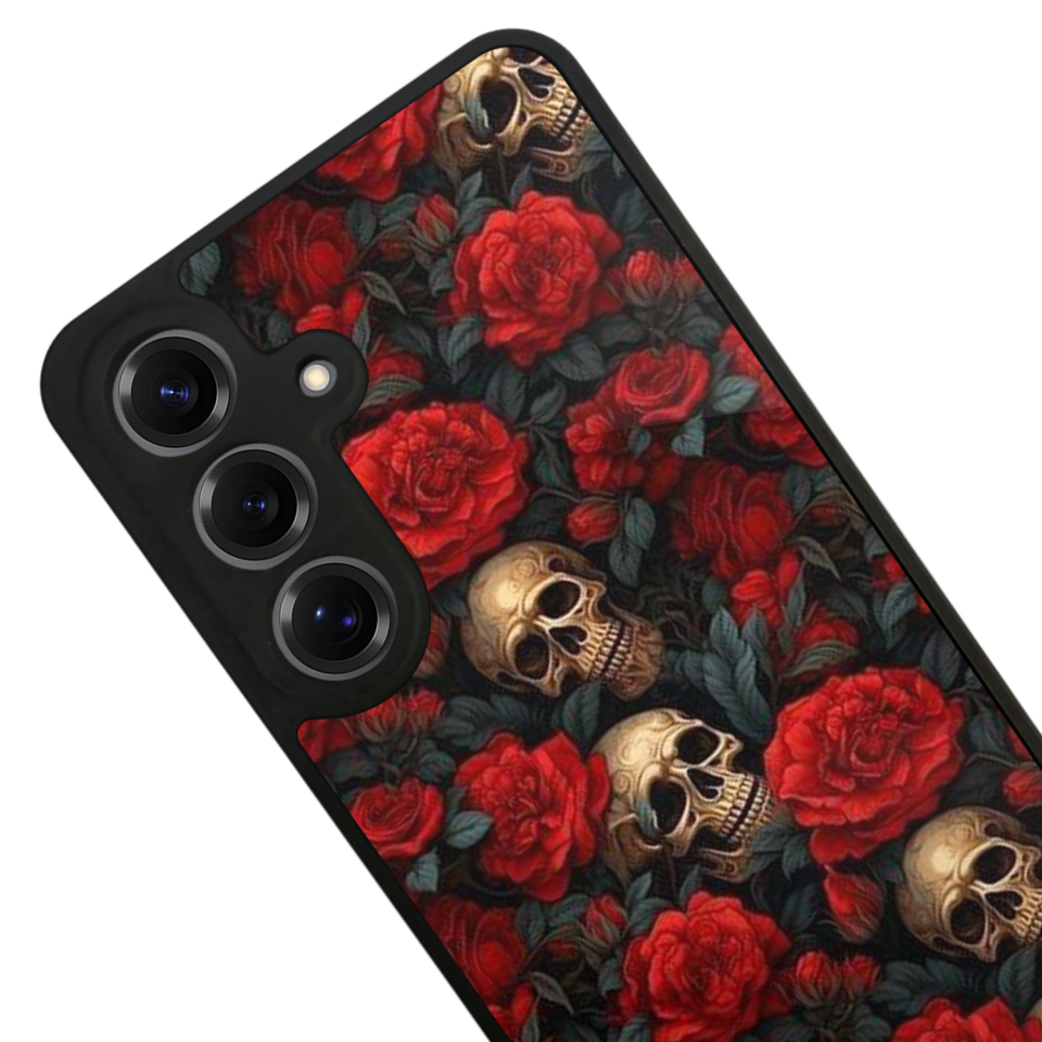 Samsung Galaxy S25 Uyumlu KuruKafa Tasarımlı Glossy Premium Kılıf