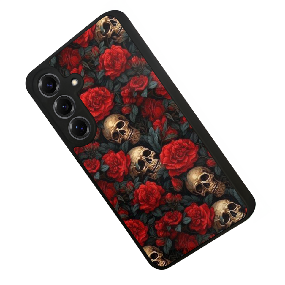 Samsung Galaxy S25 Uyumlu KuruKafa Tasarımlı Glossy Premium Kılıf