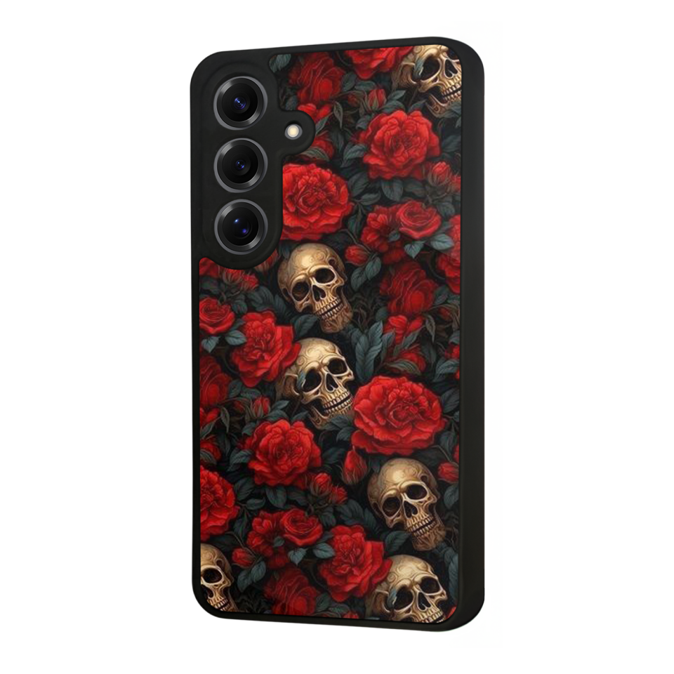 Samsung Galaxy S25 Uyumlu KuruKafa Tasarımlı Glossy Premium Kılıf