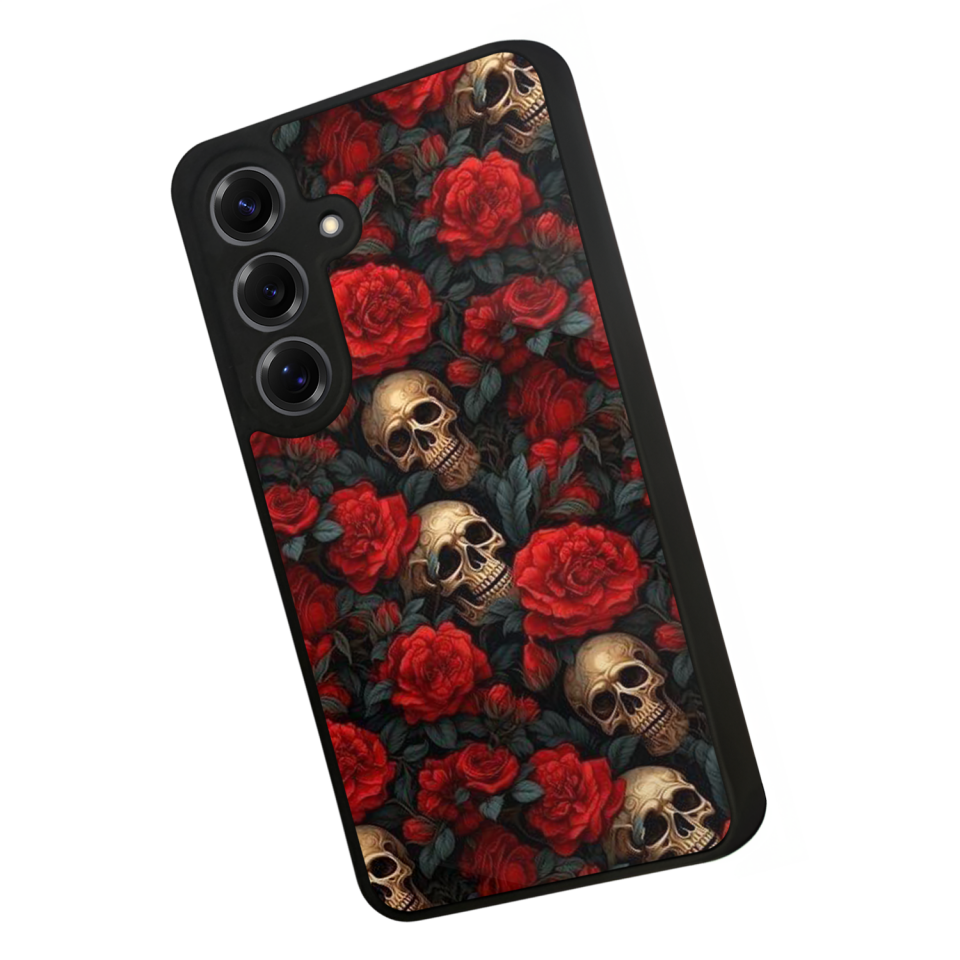 Samsung Galaxy S25 Uyumlu KuruKafa Tasarımlı Glossy Premium Kılıf