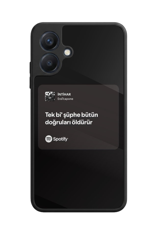 Samsung Galaxy A07 Uyumlu Sarki Sozleri Tasarımlı Glossy Premium Kılıf