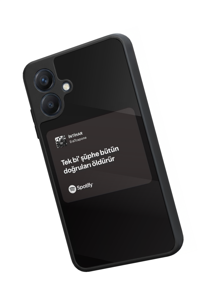 Samsung Galaxy A07 Uyumlu Sarki Sozleri Tasarımlı Glossy Premium Kılıf