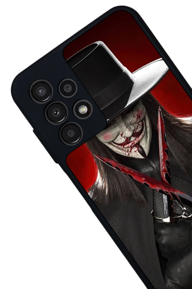 Samsung Galaxy A13 Uyumlu Vendetta Tasarımlı Glossy Premium Kılıf