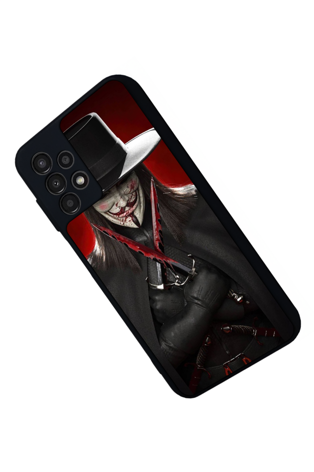 Samsung Galaxy A13 Uyumlu Vendetta Tasarımlı Glossy Premium Kılıf