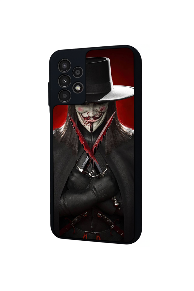 Samsung Galaxy A13 Uyumlu Vendetta Tasarımlı Glossy Premium Kılıf