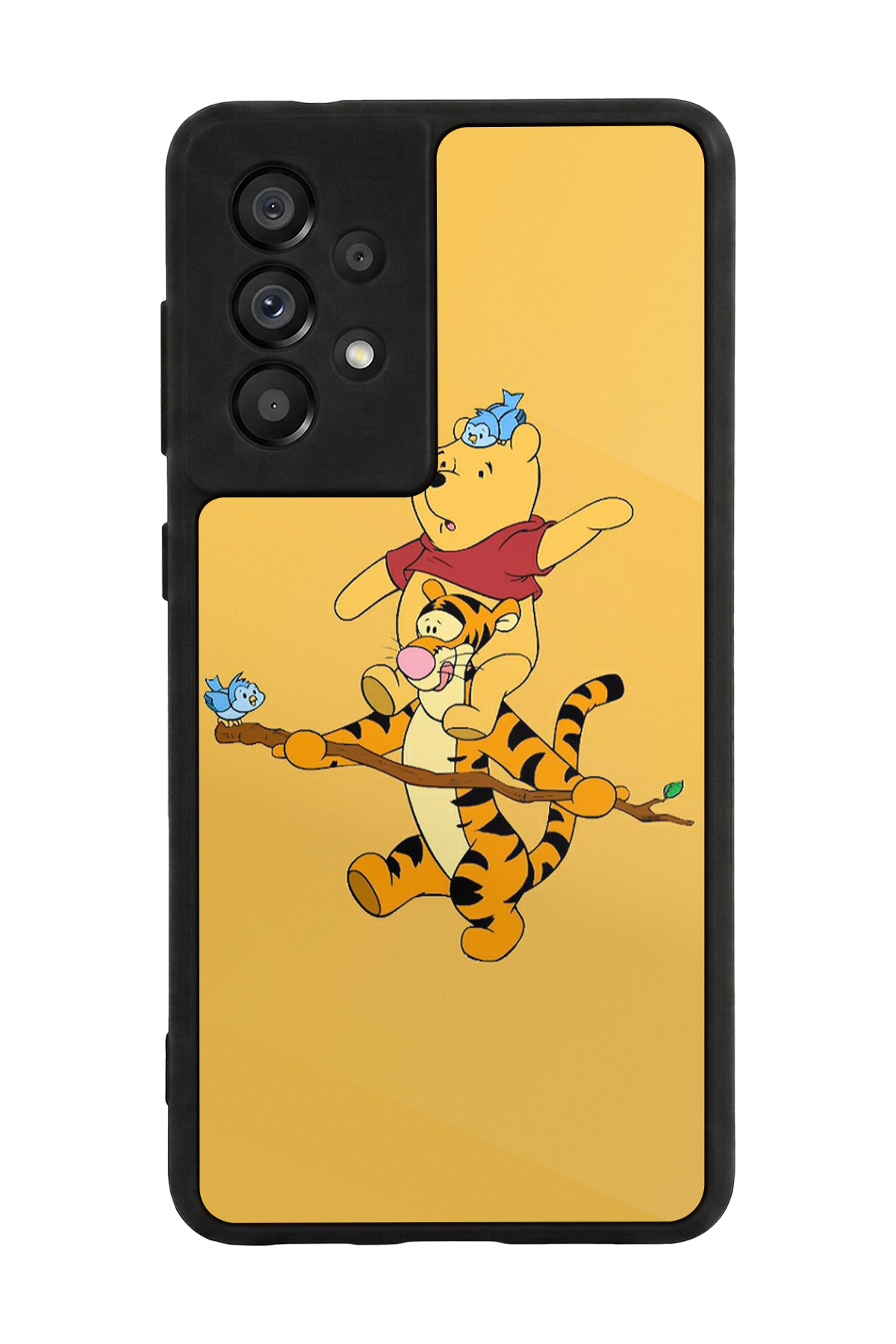 Samsung Galaxy A73 Uyumlu Winnie Tasarımlı Glossy Premium Kılıf