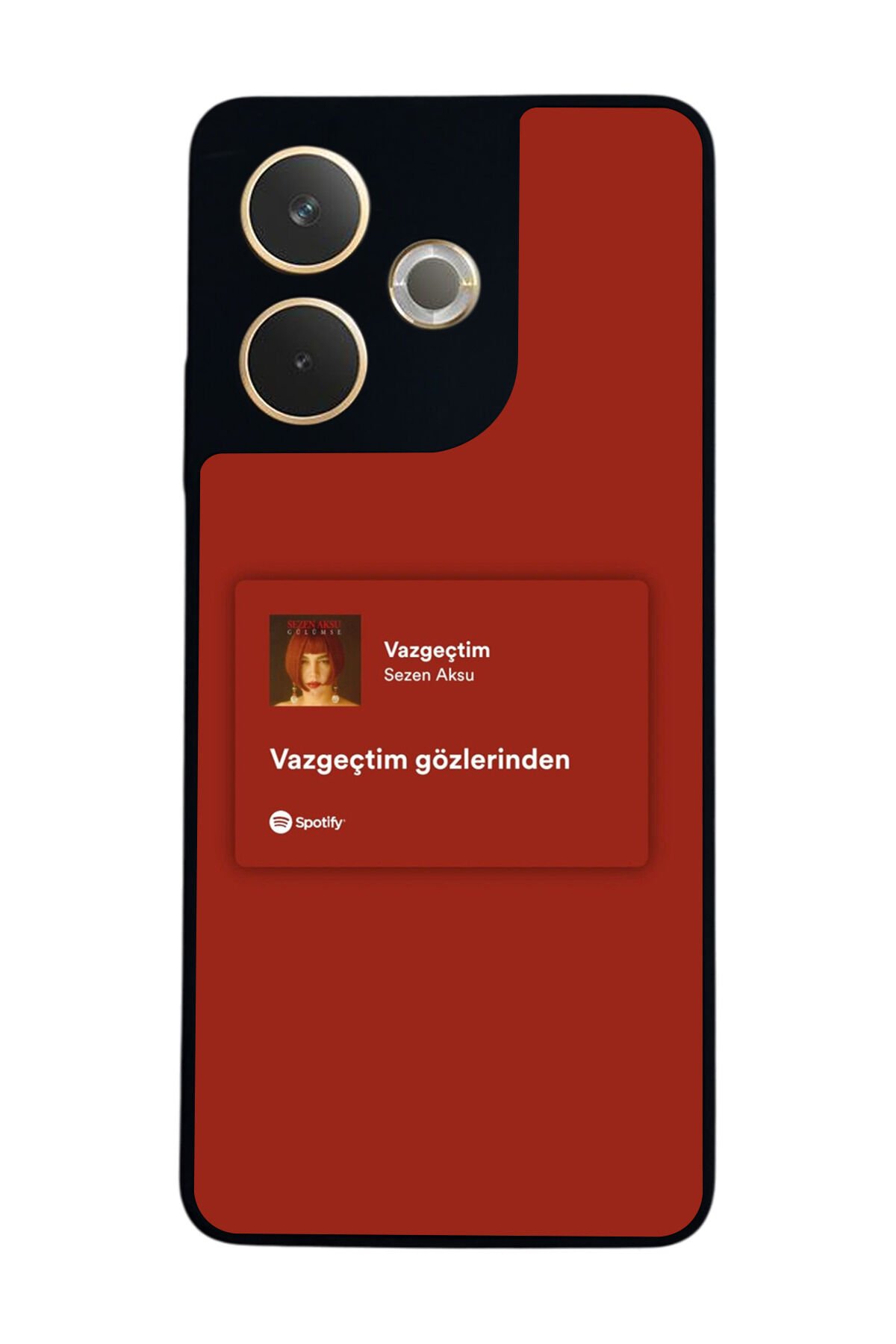 Oppo A5 Pro Uyumlu Sarki Sozleri Tasarımlı Glossy Premium Kılıf