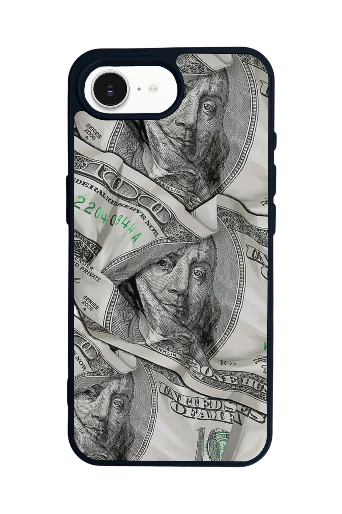 iPhone 16E Uyumlu Money Para Tasarımlı Glossy Premium Kılıf