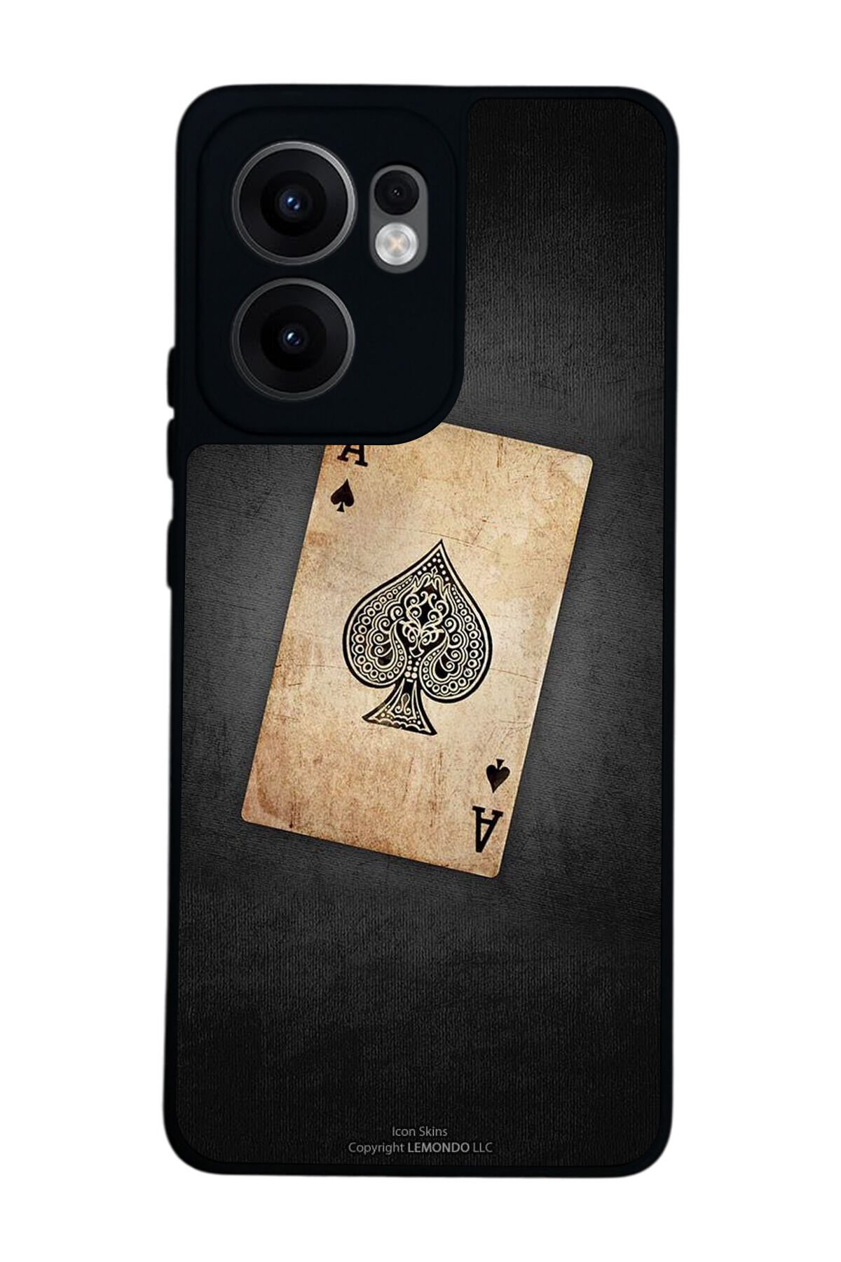 Oppo Reno 13F Uyumlu Kart Tasarımlı Glossy Premium Kılıf