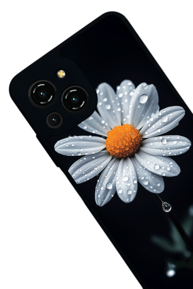 Reeder S23 Pro Max Uyumlu Cicek Tasarımlı Glossy Premium Kılıf