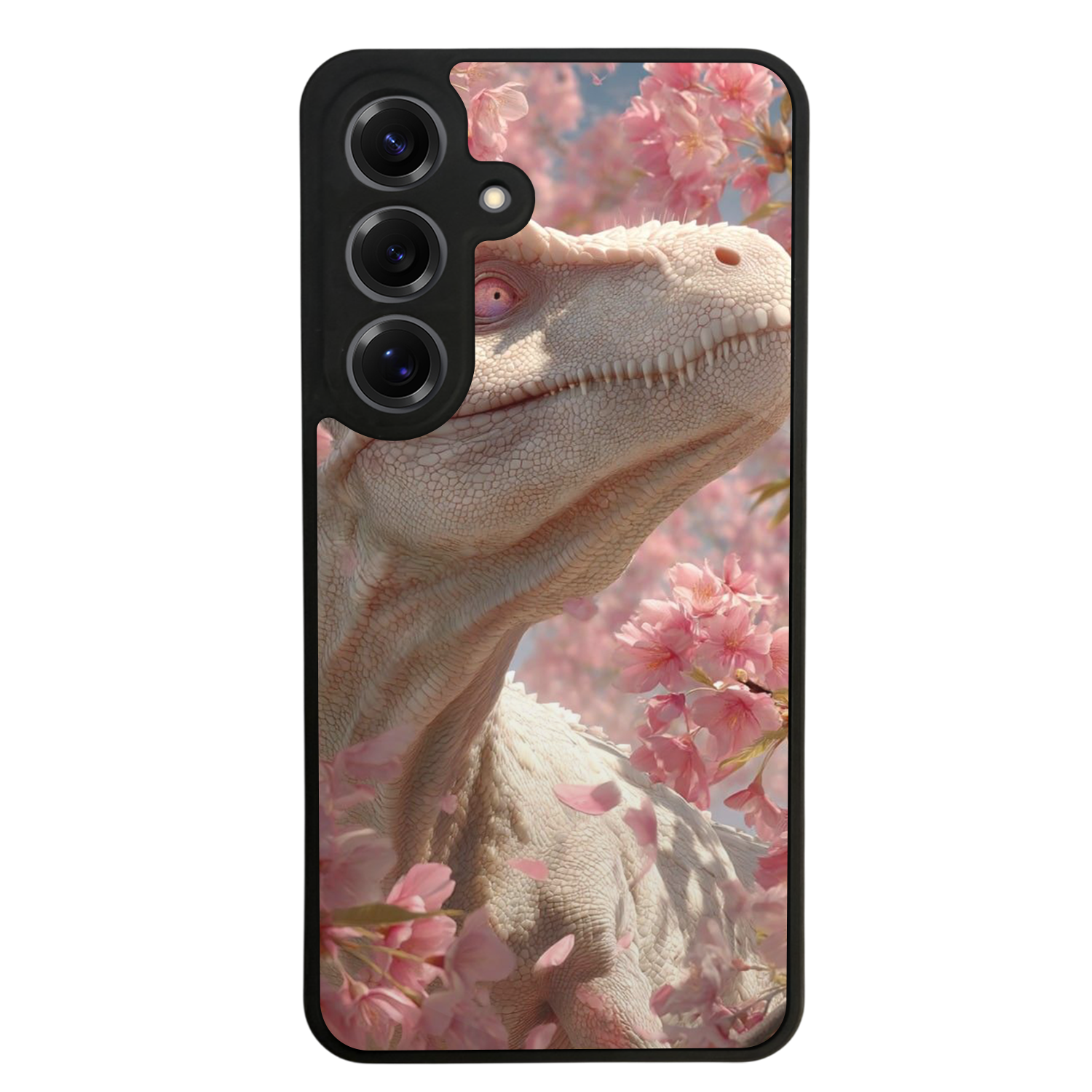 Samsung Galaxy S25 Uyumlu Dinazor Tasarımlı Glossy Premium Kılıf