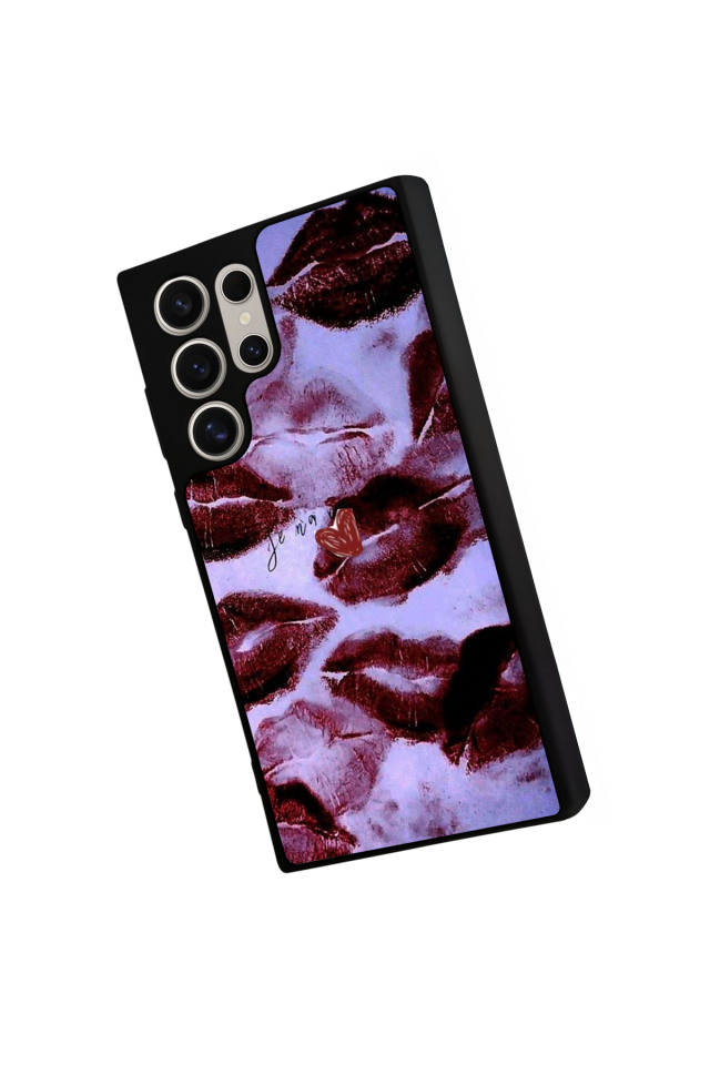 Samsung Galaxy S22 Ultra Uyumlu Dudak Tasarımlı Glossy Premium Kılıf