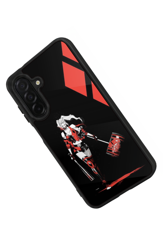Samsung Galaxy A26 Uyumlu HarleyQueen Tasarımlı Glossy Premium Kılıf