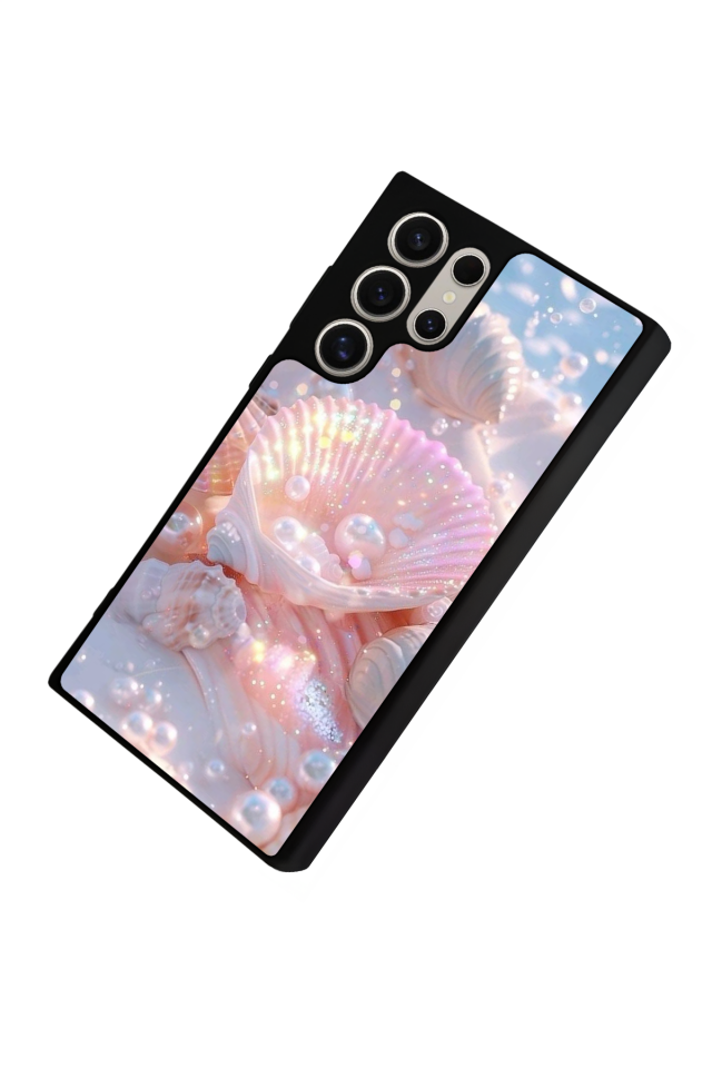 Samsung Galaxy S24 Ultra Uyumlu  İnci Tasarımlı Glossy Premium Kılıf