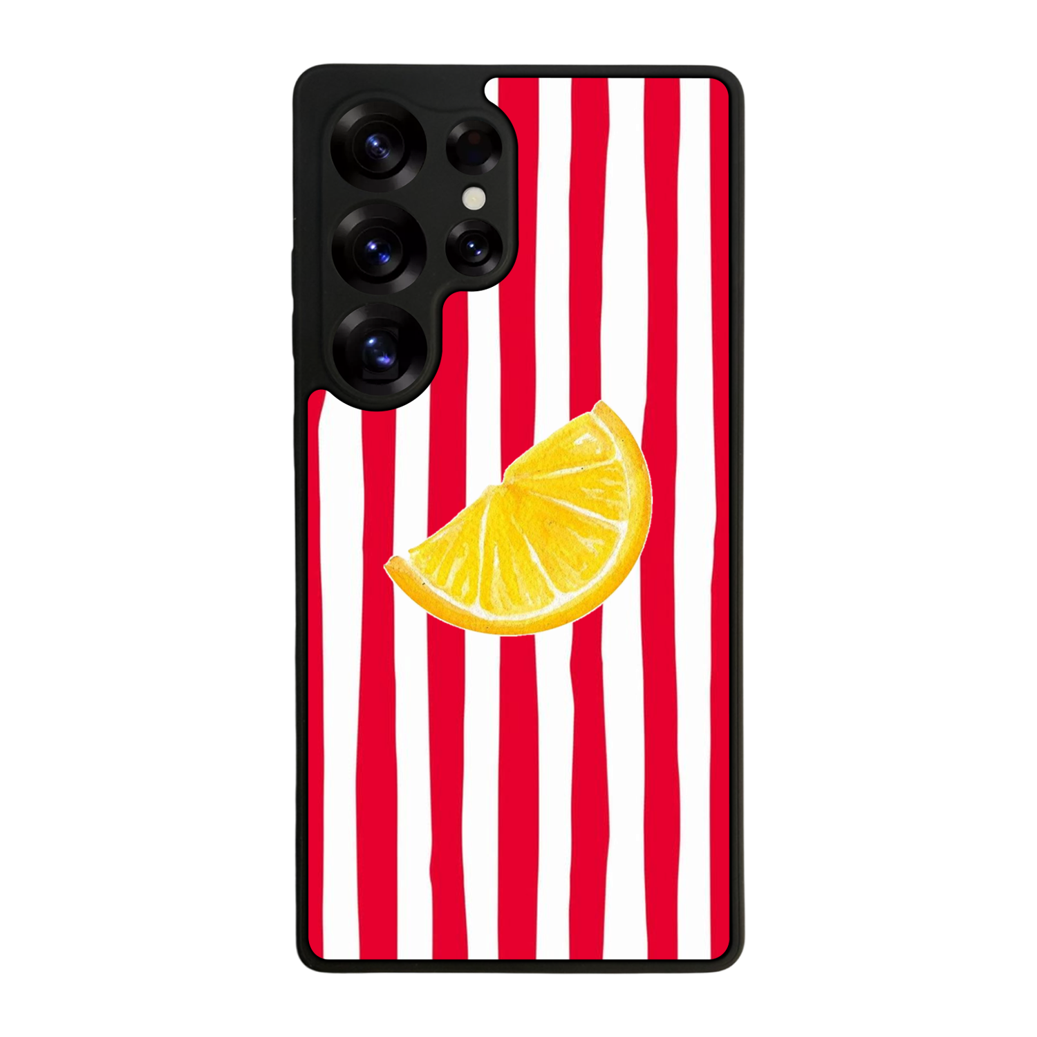 Samsung Galaxy S25 Ultra Uyumlu Limon Tasarımlı Glossy Premium Kılıf