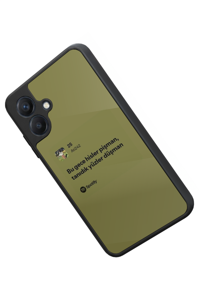 Samsung Galaxy A07 Uyumlu Sarki Sozleri Tasarımlı Glossy Premium Kılıf
