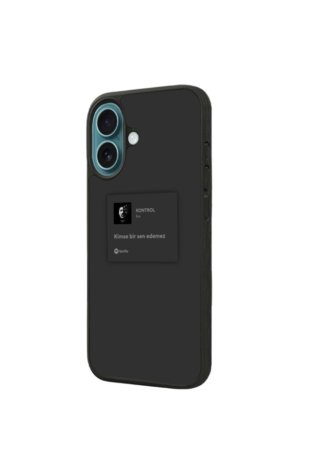 iPhone 16 Uyumlu Sarki Sozleri Tasarımlı Glossy Premium Kılıf