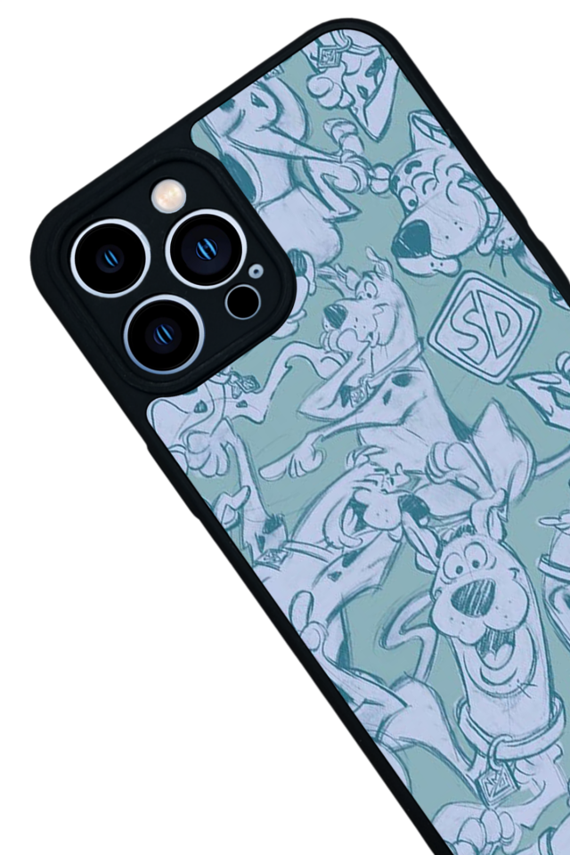 iPhone 13 Pro Max Uyumlu Scooby Doo Tasarımlı Glossy Premium Kılıf