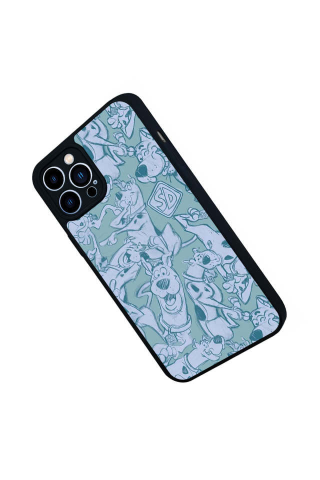 iPhone 13 Pro Max Uyumlu Scooby Doo Tasarımlı Glossy Premium Kılıf