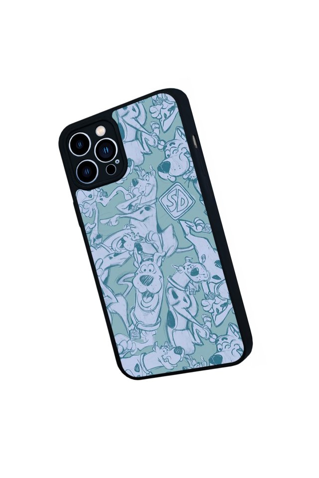iPhone 13 Pro Max Uyumlu Scooby Doo Tasarımlı Glossy Premium Kılıf