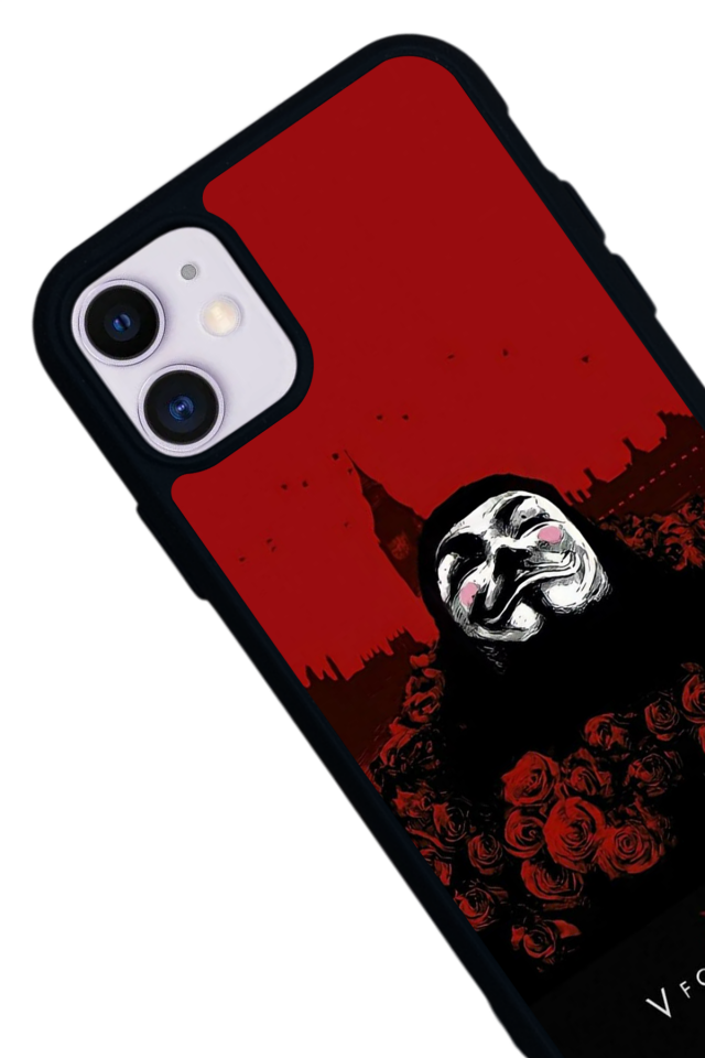 iPhone 11 Uyumlu Vendetta Tasarımlı Glossy Premium Kılıf