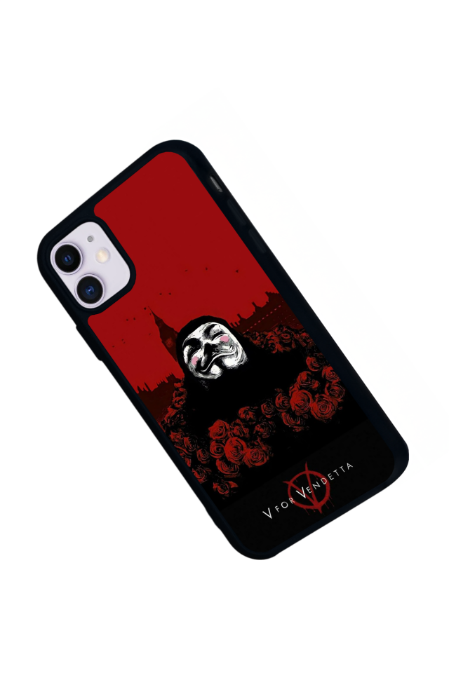 iPhone 11 Uyumlu Vendetta Tasarımlı Glossy Premium Kılıf