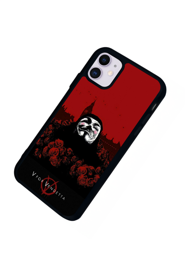 iPhone 11 Uyumlu Vendetta Tasarımlı Glossy Premium Kılıf