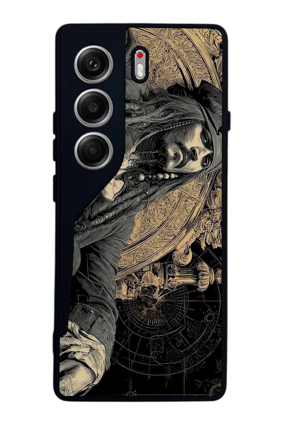 Tecno Camon 40 Uyumlu Korsan Tasarımlı Glossy Premium Kılıf