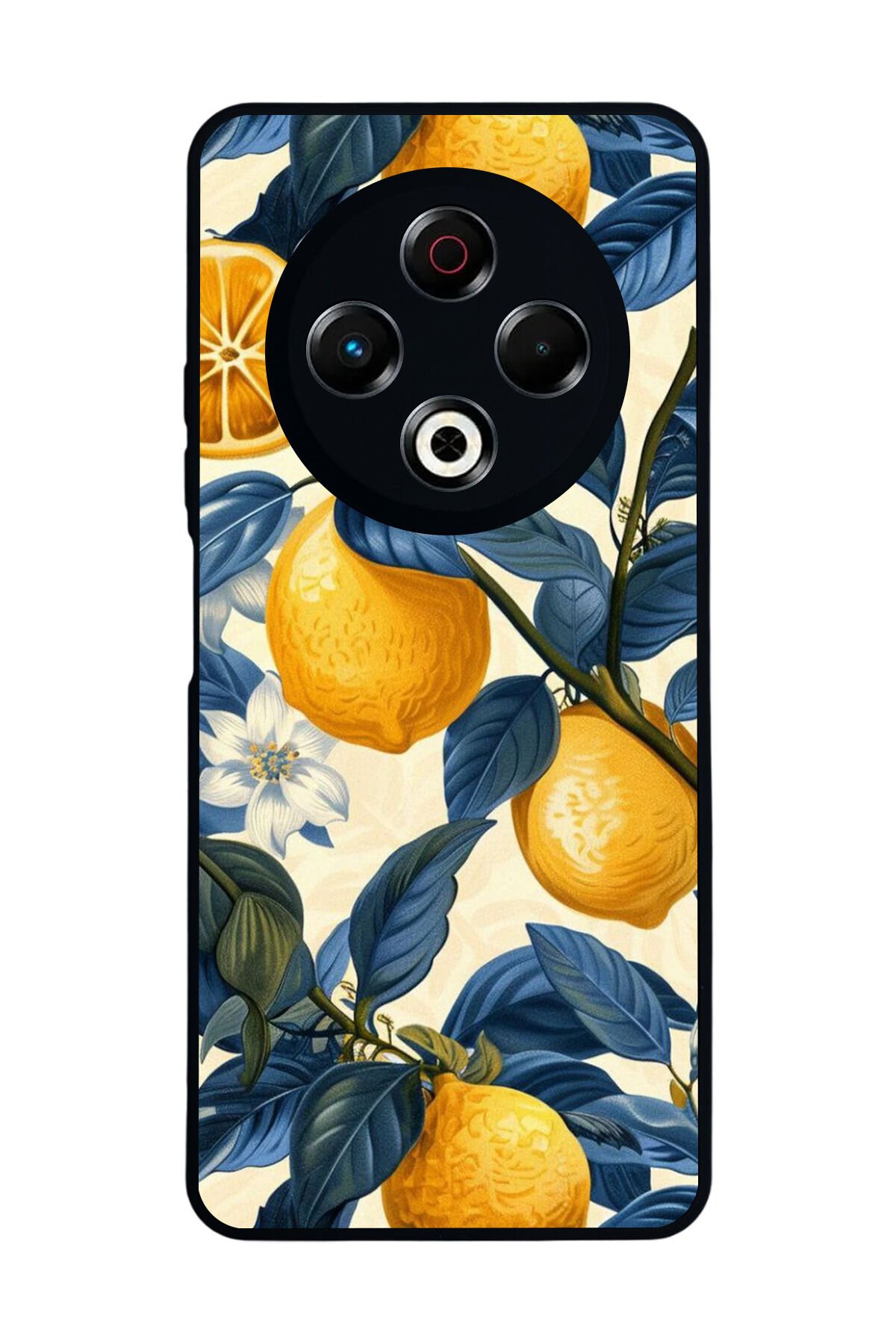 Tecno Spark 30 Uyumlu Limon Tasarımlı Glossy Premium Kılıf