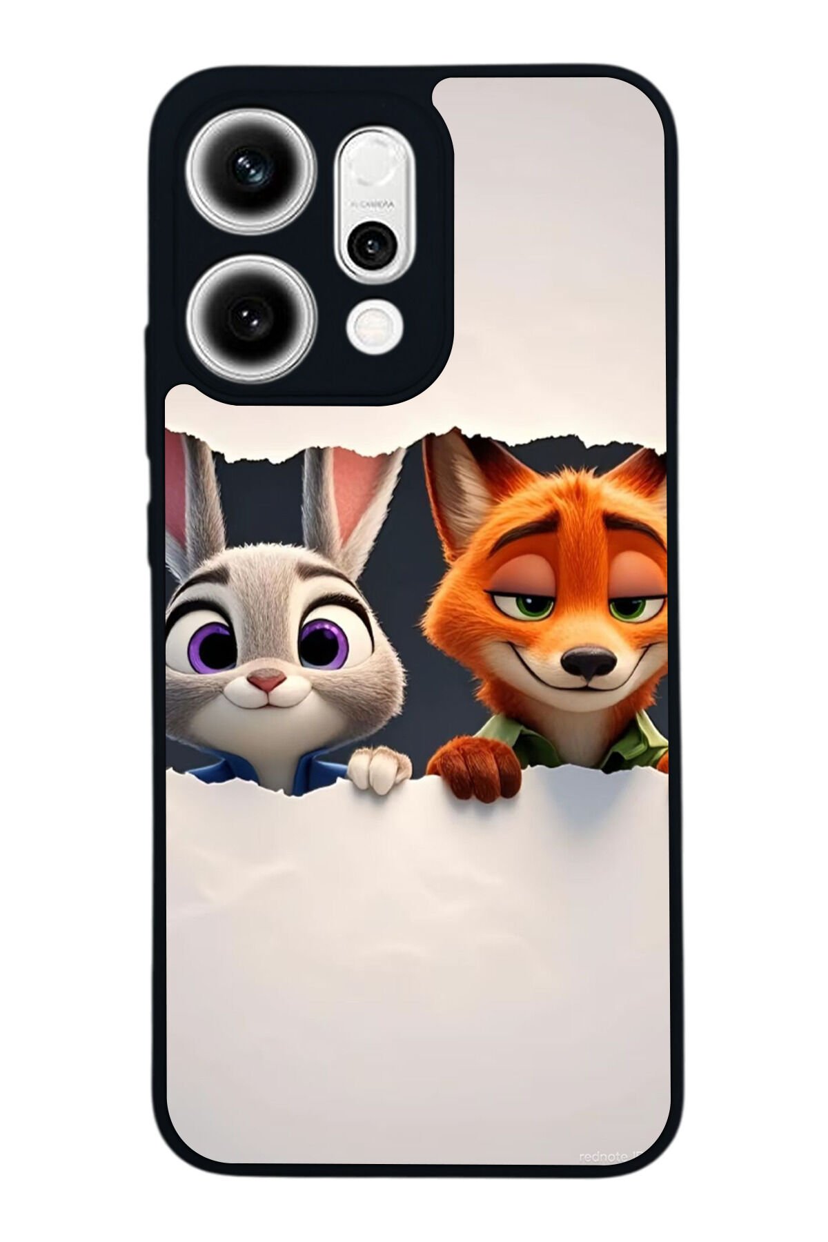 Oppo Reno 14 Uyumlu Zootropolis Tasarımlı Glossy Premium Kılıf