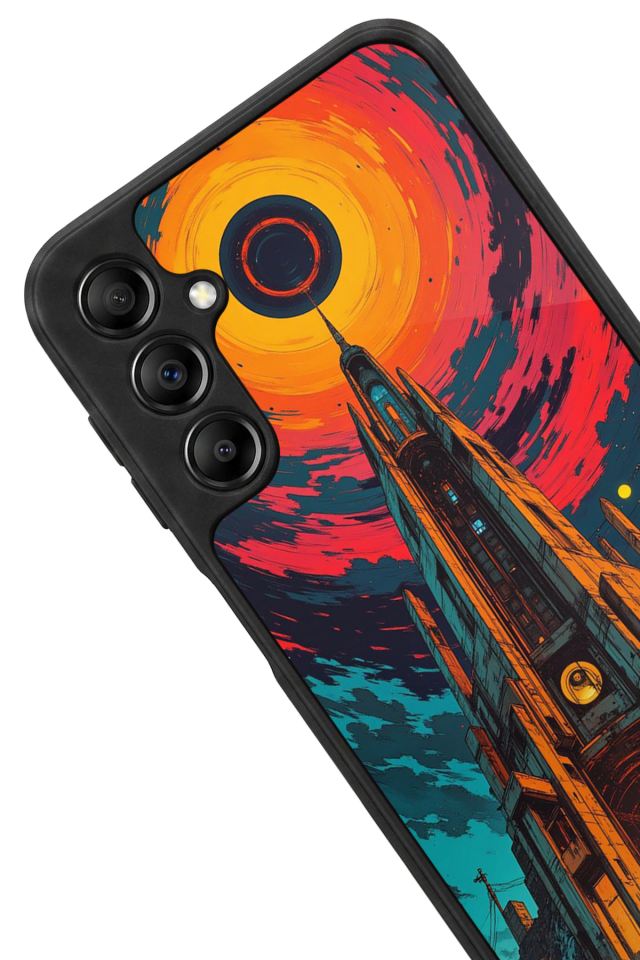 Samsung Galaxy A14 Uyumlu Abstract Tasarımlı Glossy Premium Kılıf
