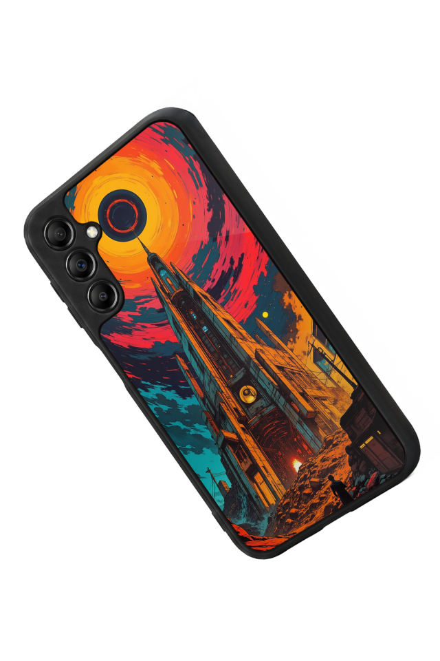 Samsung Galaxy A14 Uyumlu Abstract Tasarımlı Glossy Premium Kılıf