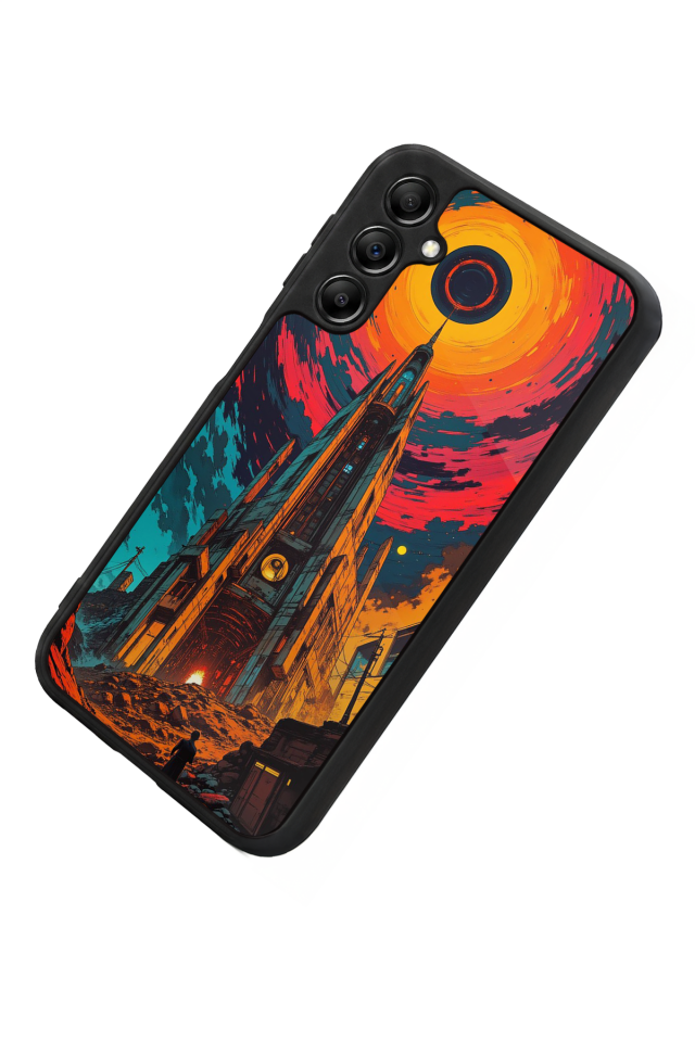Samsung Galaxy A14 Uyumlu Abstract Tasarımlı Glossy Premium Kılıf