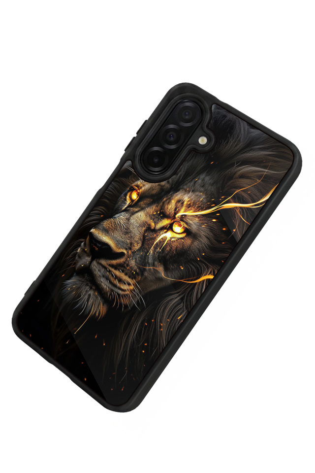 Samsung Galaxy A26 Uyumlu Aslan Tasarımlı Glossy Premium Kılıf