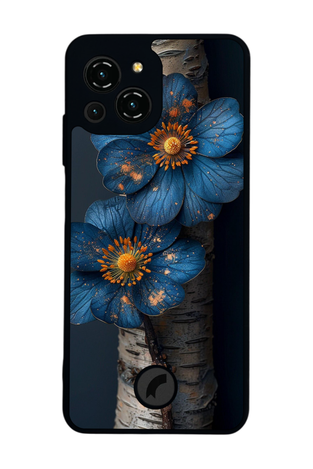 Reeder S23 Pro Max Uyumlu Cicek Tasarımlı Glossy Premium Kılıf