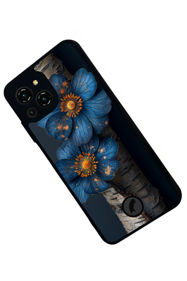 Reeder S23 Pro Max Uyumlu Cicek Tasarımlı Glossy Premium Kılıf