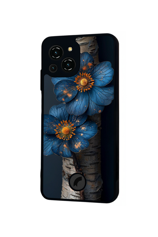 Reeder S23 Pro Max Uyumlu Cicek Tasarımlı Glossy Premium Kılıf